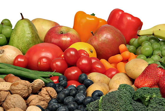 Fruits, Nuts, Vegetables