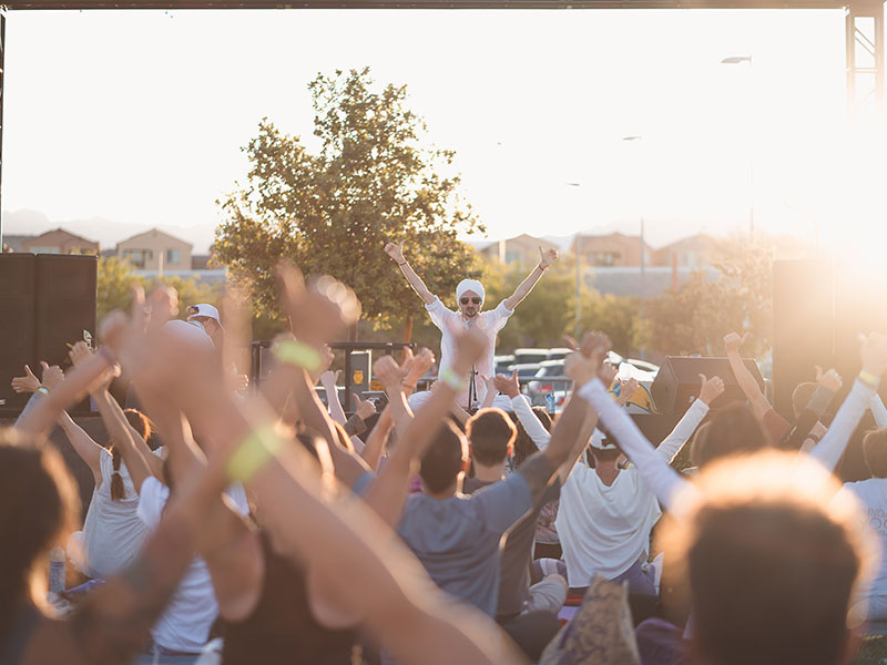 2018 - The birth of OM FEST – the Largest Yoga and Meditation Festival in Las Vegas!