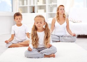 practice yoga with kids