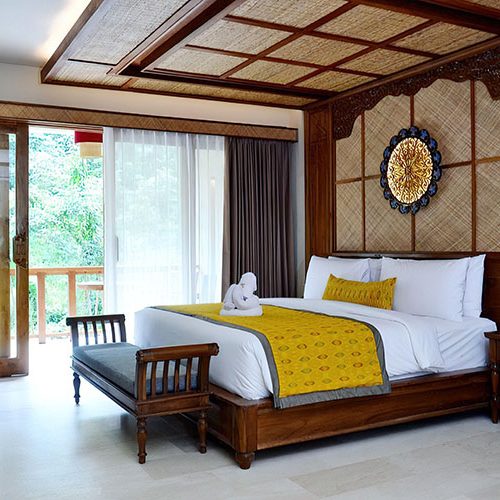 Resort room on Bali Yoga & Meditation Spiritual Retreat